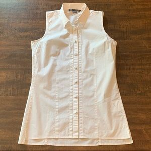 Sleeveless Armani Exchange Button Front Shirt